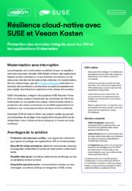 Résilience cloud native avec SUSE et Kasten