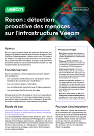 Veeam Recon Scanner : détection proactive des menaces pour renforcer la résilience des données