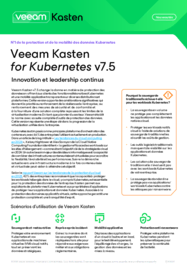 Nouveautés: Veeam Kasten for Kubernetes v7.5