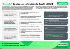 Check-list de mise en conformité à la directive NIS 2