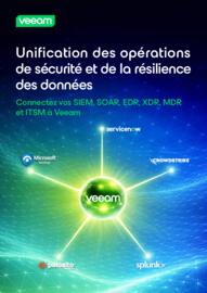 Unification des opérations de sécurité et de la résilience des données