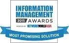 2015 most promising data management solution by networkworld asias nwa information management awards