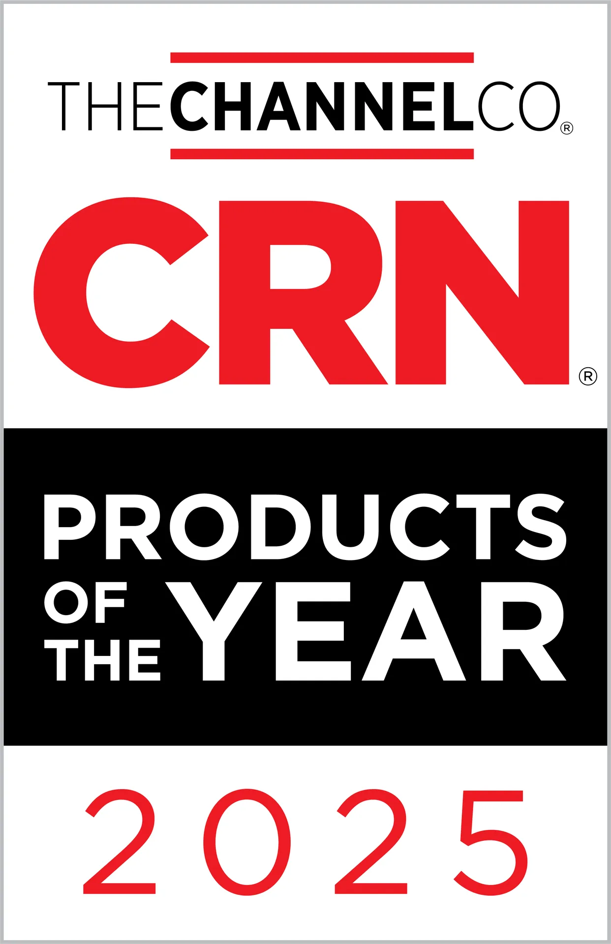 2025 CRN Product of the Year Award Badge