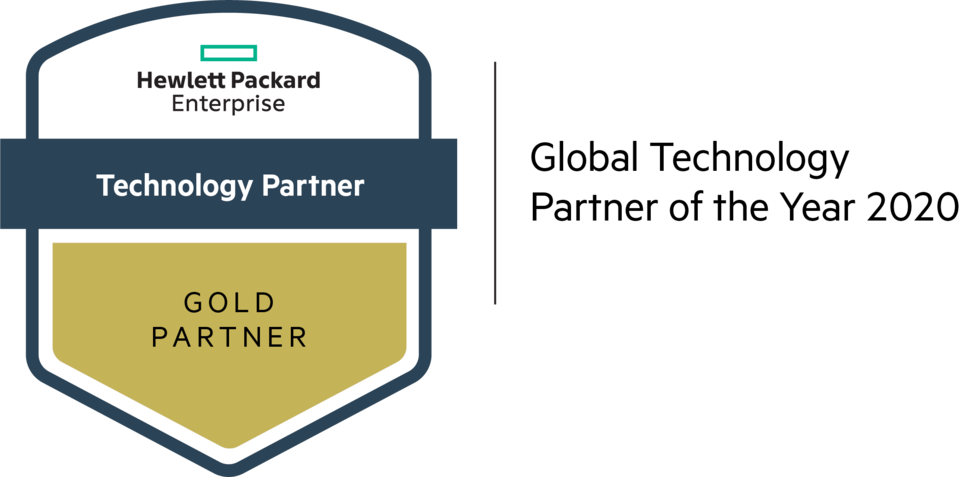Global technology partner of the year 2020 hpe