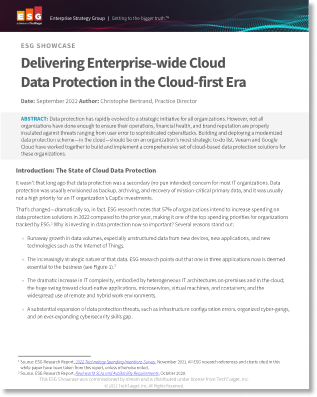 Delivering enterprise wide cloud dp in the cloud era