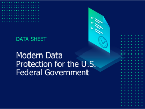 Modern data protection for the us federal government