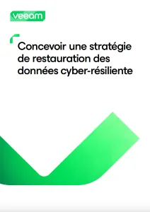 Couverture du livre blanc&nbsp;: Concevoir une strat&eacute;gie de restauration des donn&eacute;es cyber‑r&eacute;siliente