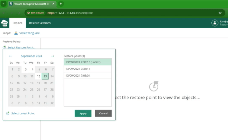 Cómo restaurar los datos de Microsoft 365