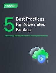 White paper Five Kubernetes Backup Best Practices cover