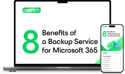 8 Benefits of a Backup Service for Microsoft 365 cover