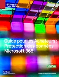 Guide d’achat Protection des données Microsoft 365 – couverture