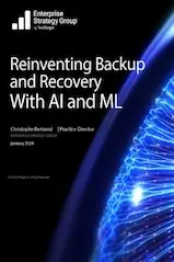 Reinventing Backup and Recovery With AI and ML - white paper cover