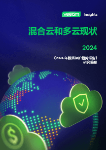 2024 年混合云和多云发展现状研究简报封面