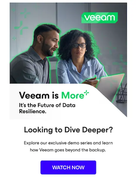Veeam is more demos