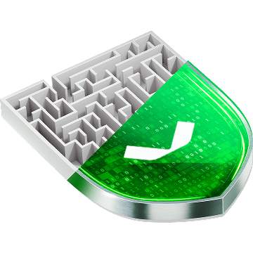 Cyber secure lock icon