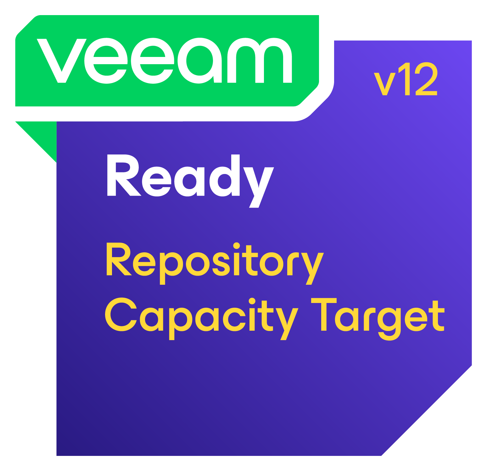Veeam Ready Repository - Capacity Target