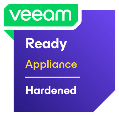 Veeam Ready Appliance logo with blue background