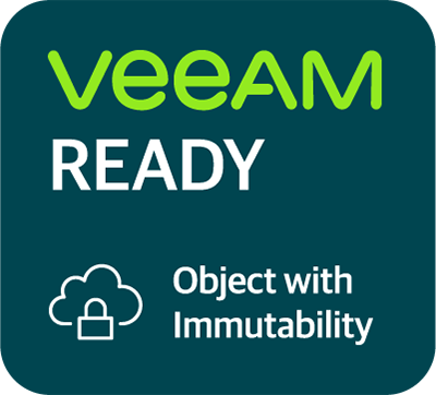 Veeam ready object with immutability
