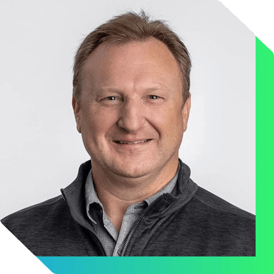A headshot of Matthew Bishop, Veeam COO