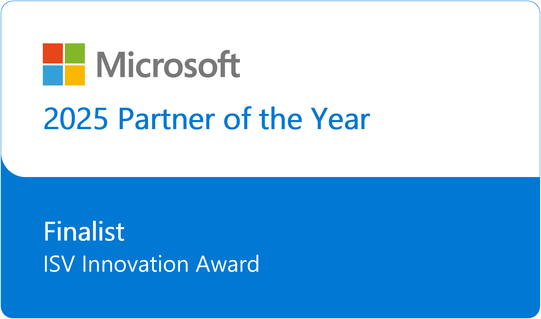 Microsoft finalist badge