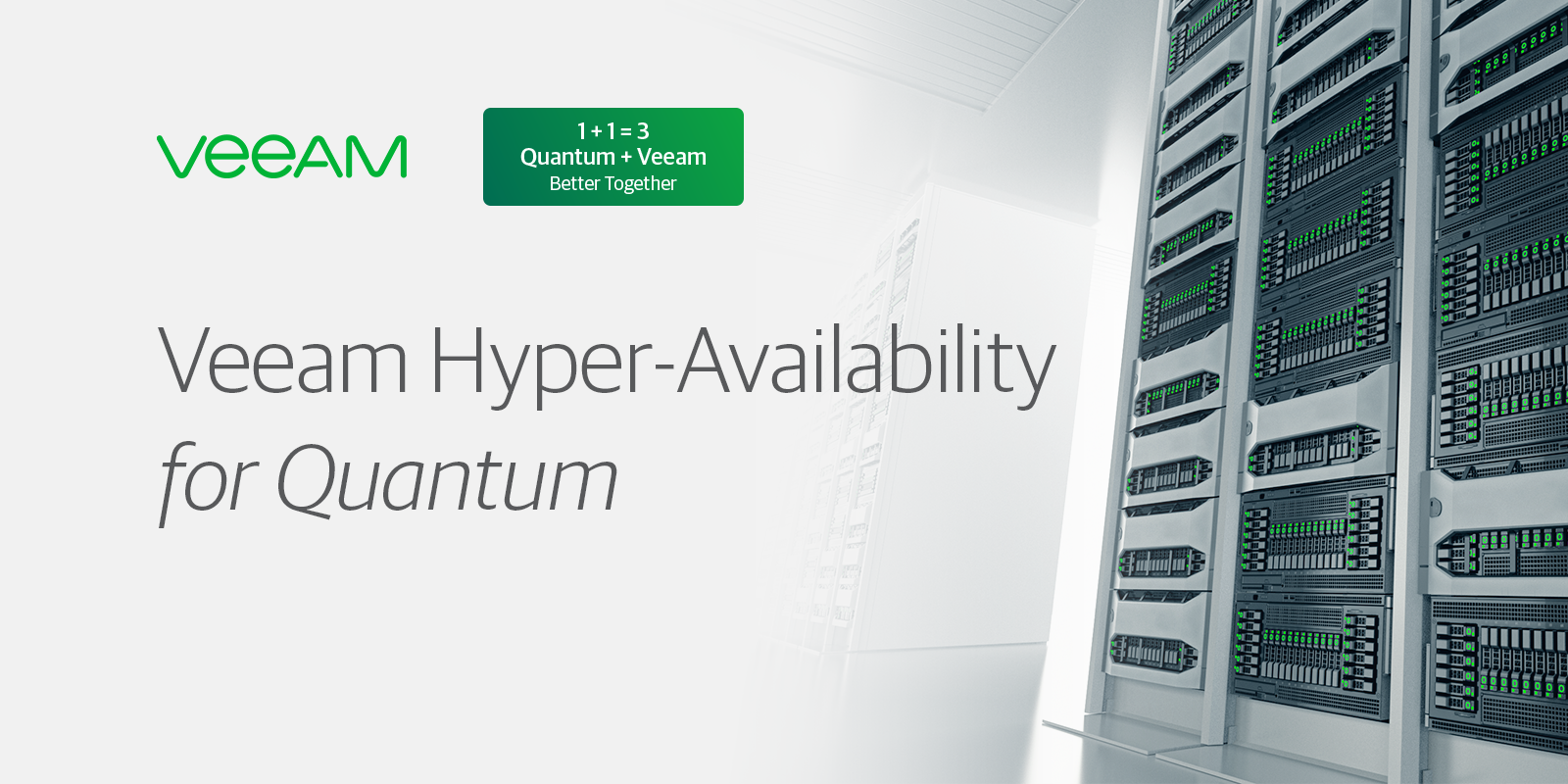 Quantum Storage Backup Software Veeam Availability Suite
