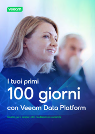  I tuoi primi 100 giorni con Veeam Data Platform.  Guida per i leader alla resilienza misurabile.