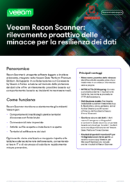 Veeam Recon Scanner: rilevamento proattivo delle minacce per la resilienza dei dati