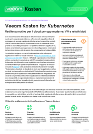Panoramica del prodotto Veeam Kasten for Kubernetes