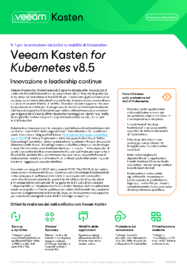 Novità: Veeam Kasten for Kubernetes v8.5