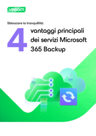 4 vantaggi principali dei servizi di backup di Microsoft 365