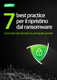 7 best practice per il ripristino dal ransomware