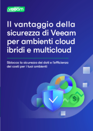 Il Vantaggio di Sicurezza Veeam per Ambienti Ibridi e Multicloud