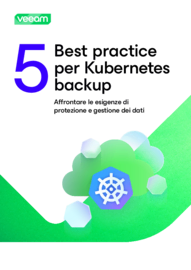 5 best practice per il backup di Kubernetes