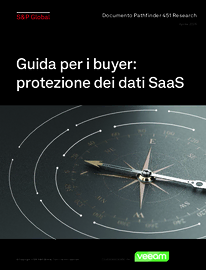 Guida all’acquisto: Protezione dei dati SaaS