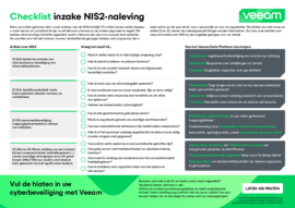 Checklist NIS2-naleving