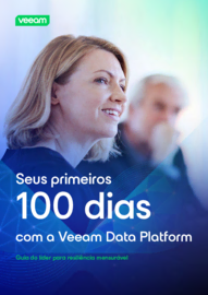 Seus primeiros 100 dias  com a Veeam Data Platform. Guia do líder para resiliência mensurável.