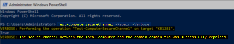 Repair Example