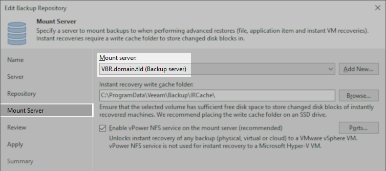 Mount Server