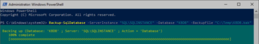 powershell output example