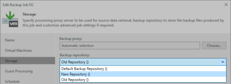 Change Repo