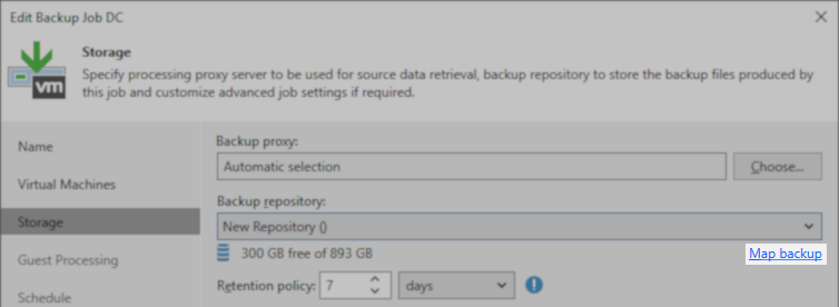 Map Backup