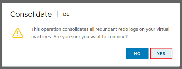 start consolidation