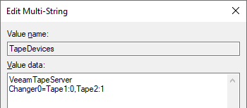 Screenshot of example in registry editor