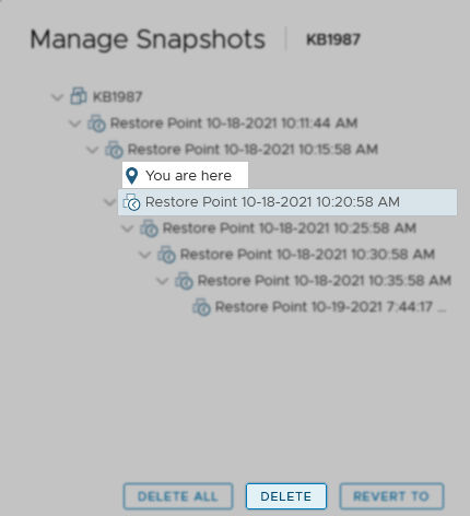 delete all points below the "You are here"