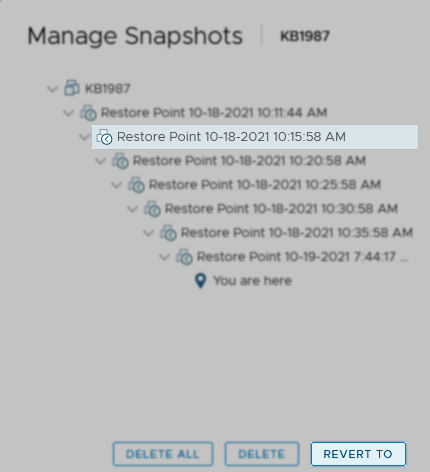 revert to point prior to those you wish to remove