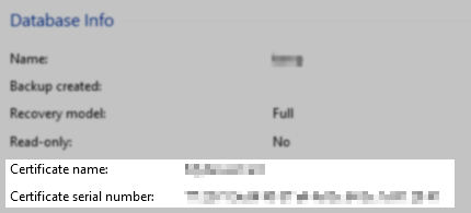 DB Cert