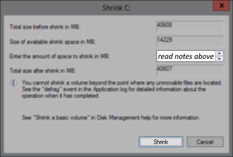 Shrink tool
