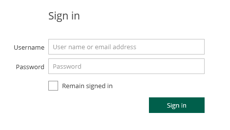 Form Based Auth