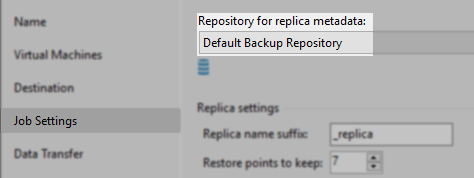 Identify Current Metadata Repo in Job Settings