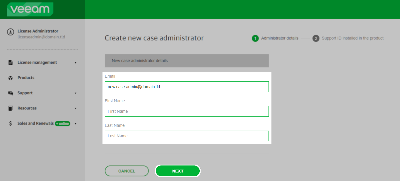 caseadminsamecompany